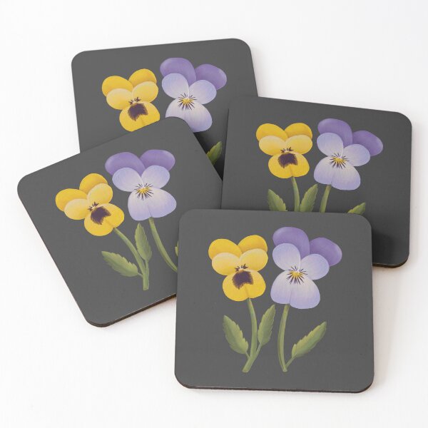 Item preview, February Birth Flower Reach Pansies by Heather Nafe Art designed and sold by HeatherNafeArt.