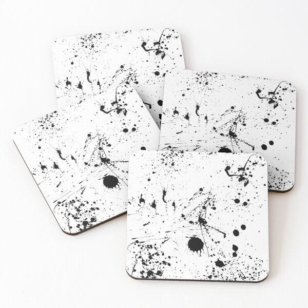 Item preview, Abstract Patterns Of Ink splattered All Over A Canvas designed and sold by Cora Gregory.