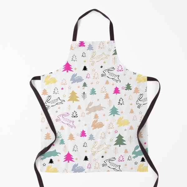 Item preview, Multicolored Rabbits With Pine Trees  designed and sold by MobertsonArt.