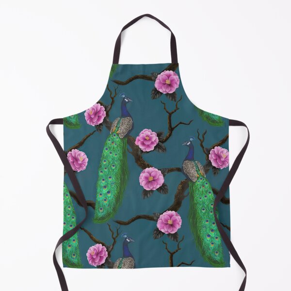 Artikelvorschau, Pfau und Kamelie Blumen entworfen und verkauft von MobertsonArt.