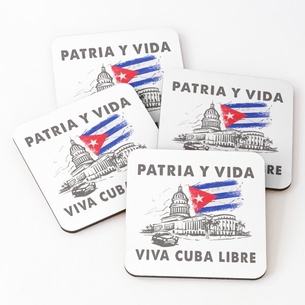Item preview, patria y vida viva cuba libre  cuba flag, cuban pride designed and sold by ColiBares.