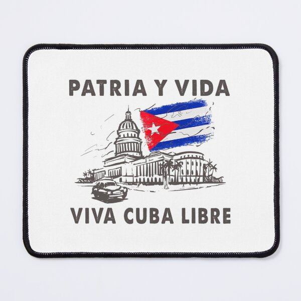 Item preview, patria y vida viva cuba libre cuba flag, cuban pride designed and sold by ColiBares.