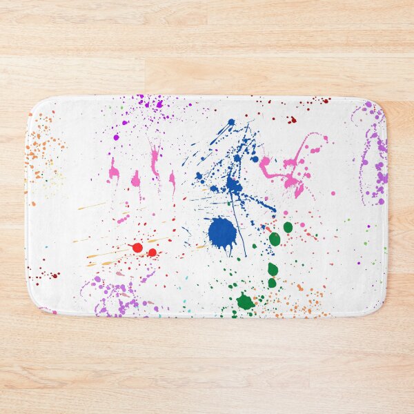 Item preview, Colorful Abstract Patterns Of Ink splattered All Over A Canvas designed and sold by Cora Gregory.