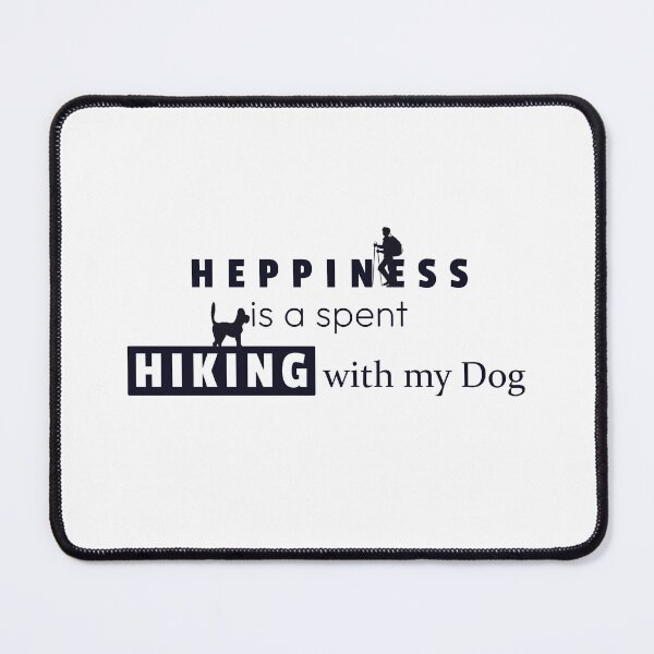 Item preview, Happiness Is A Day Spent Hiking With My Dog designed and sold by ReezaGraphic.