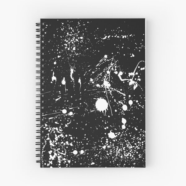 Item preview, Abstract Patterns Of White Ink splattered All Over A Canvas designed and sold by Cora Gregory.