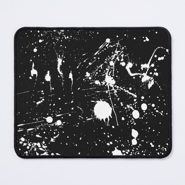 Item preview, Abstract Patterns Of White Ink splattered All Over A Canvas designed and sold by Cora Gregory.