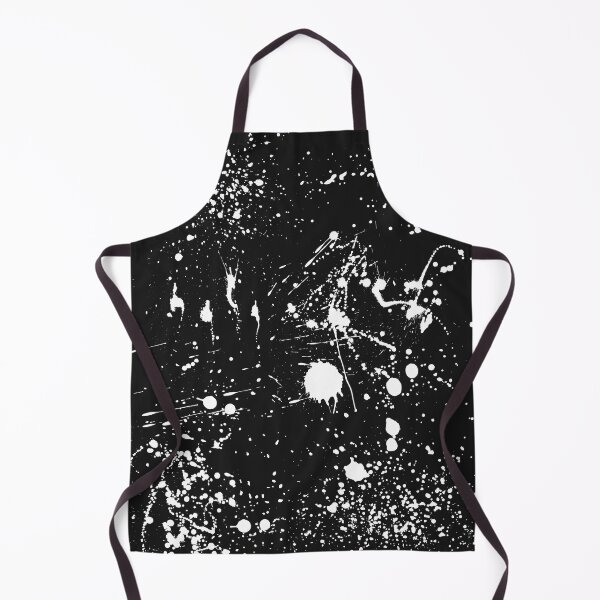 Item preview, Abstract Patterns Of White Ink splattered All Over A Canvas designed and sold by Cora Gregory.