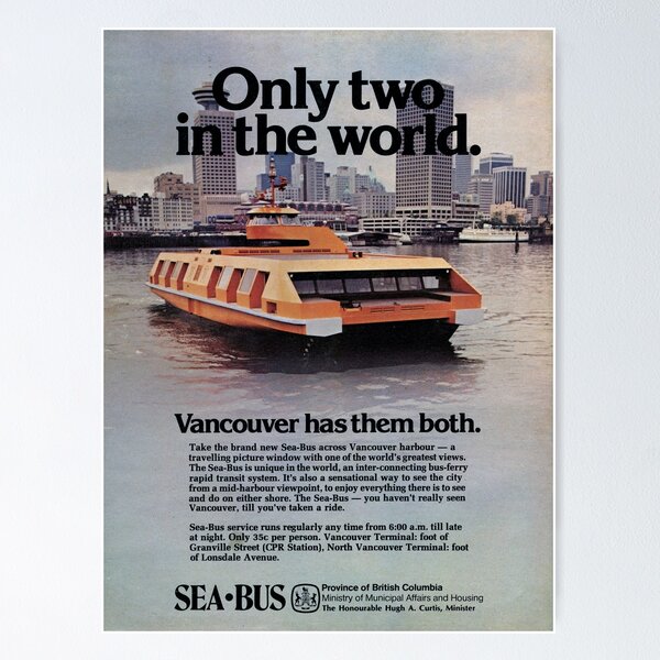 Item preview, Vancouver Seabus Ad designed and sold by santoshalper.