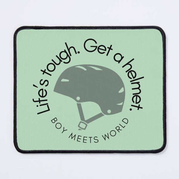 Item preview, Life’s tough get a helmet from boy meets world designed and sold by reannyn.