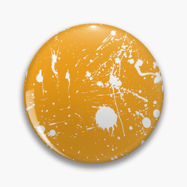 Item preview, Abstract Patterns Of White Ink splattered All Over A Canvas orange version designed and sold by Cora Gregory.