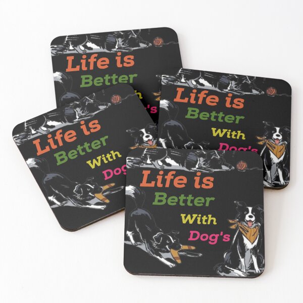 Item preview, Life is better with dog's designed and sold by hagrashraf.