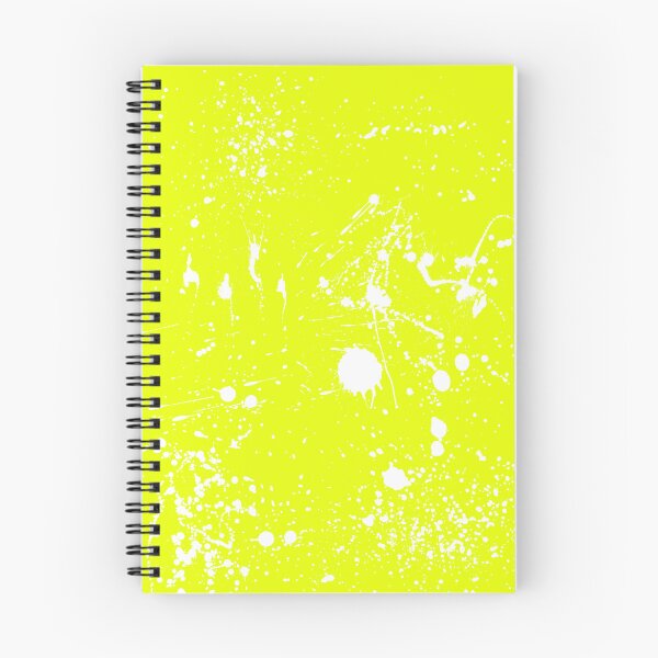 Item preview, Abstract Patterns Of White Ink splattered All Over A Canvas yellow version designed and sold by Cora Gregory.