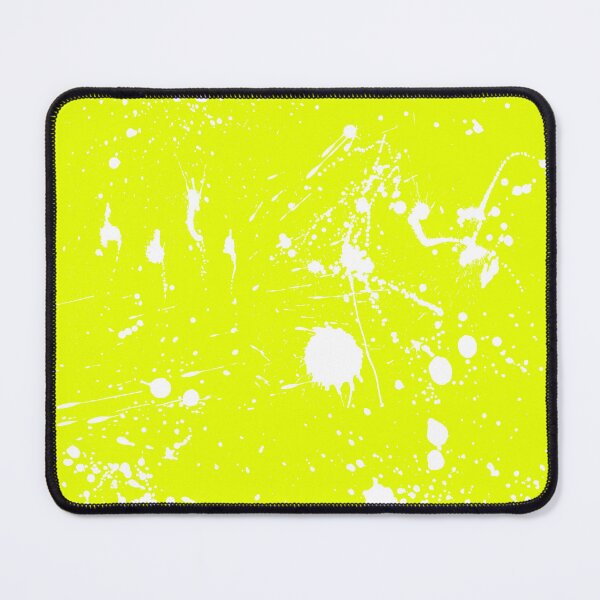Item preview, Abstract Patterns Of White Ink splattered All Over A Canvas yellow version designed and sold by Cora Gregory.