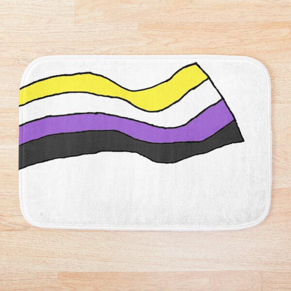 Item preview, Nonbinary Flag Large designed and sold by CWINK.
