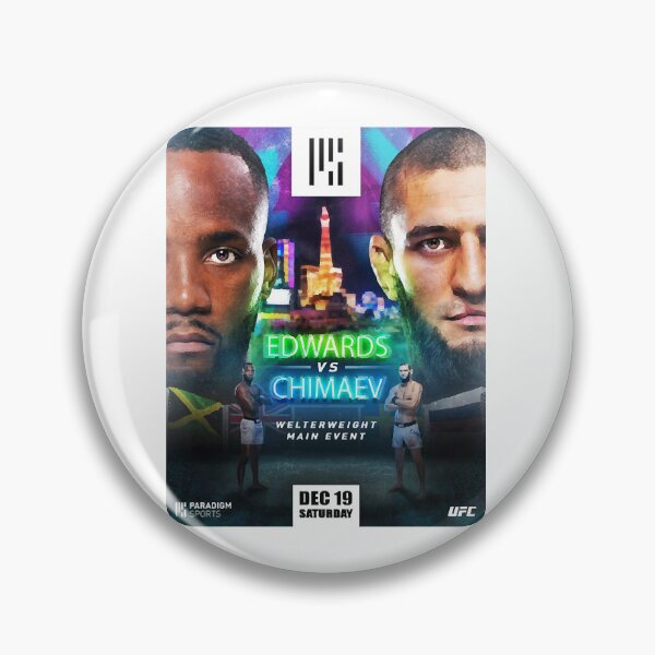Item preview, UFC Poster Khamzat Chimaev vs Leon Edwards  designed and sold by herdee06.