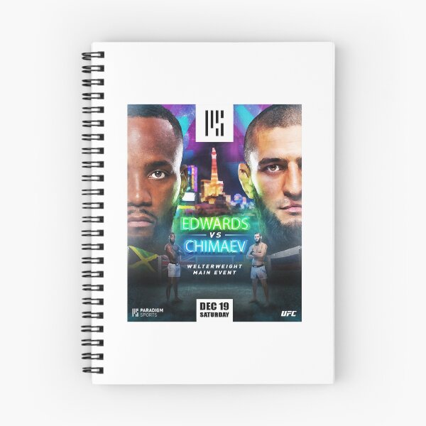Item preview, UFC Poster Khamzat Chimaev vs Leon Edwards  designed and sold by herdee06.