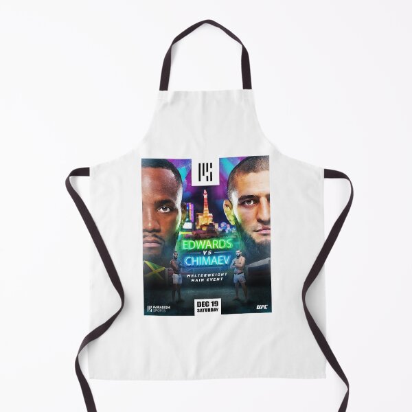 Item preview, UFC Poster Khamzat Chimaev vs Leon Edwards designed and sold by herdee06.