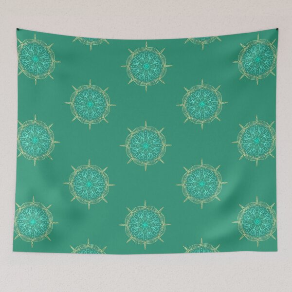 Item preview, Colorful Minimalist Mandala Rustic Art Pattern Hand Drawn 1 designed and sold by lineartdesigns.