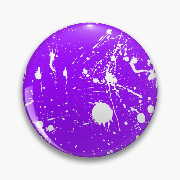 Item preview, Abstract Patterns Of White Ink splattered All Over A Canvas purple version designed and sold by Cora Gregory.