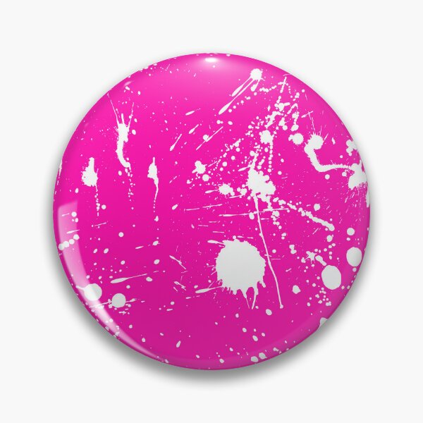 Item preview, Abstract Patterns Of White Ink splattered All Over A Canvas pink version designed and sold by Cora Gregory.