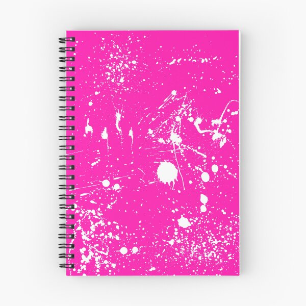 Item preview, Abstract Patterns Of White Ink splattered All Over A Canvas pink version designed and sold by Cora Gregory.