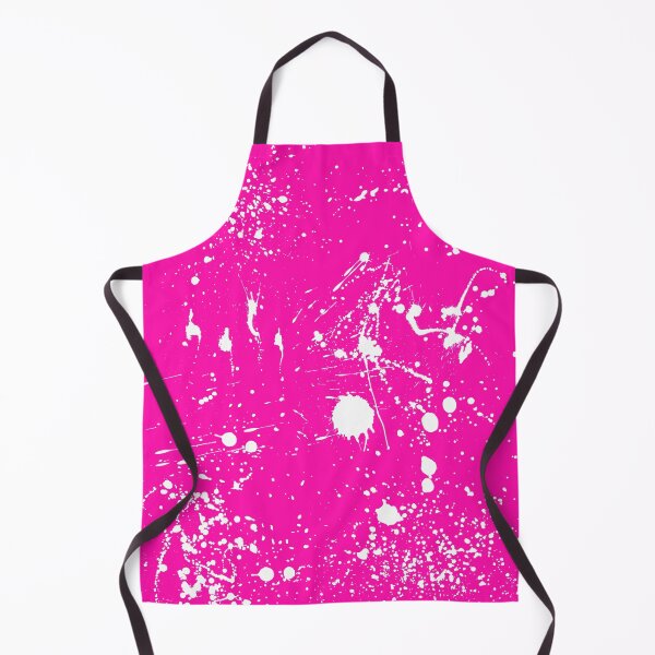 Item preview, Abstract Patterns Of White Ink splattered All Over A Canvas pink version designed and sold by Cora Gregory.