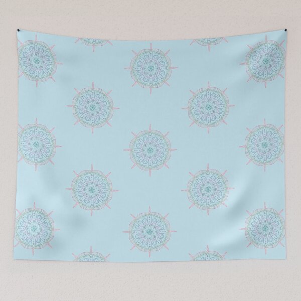 Item preview, Colorful Minimalist Mandala Rustic Art Pattern Hand Drawn 2 designed and sold by lineartdesigns.