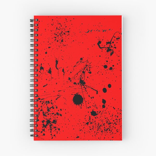 Item preview, Abstract Patterns Of Ink splattered All Over A Canvas red version designed and sold by Cora Gregory.