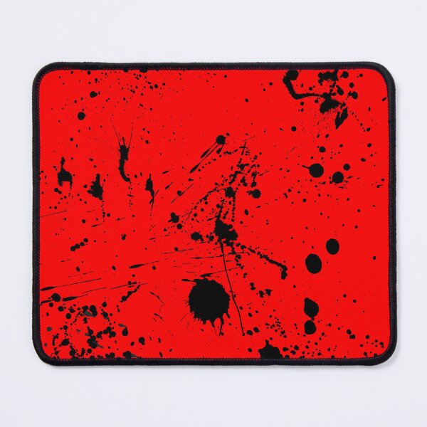Item preview, Abstract Patterns Of Ink splattered All Over A Canvas red version designed and sold by Cora Gregory.