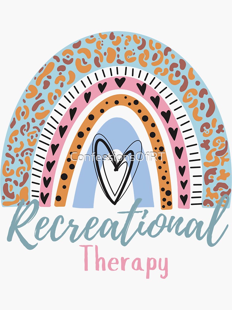 Recreational Therapy Sticker For Sale By Confessionsofrt Redbubble 1454