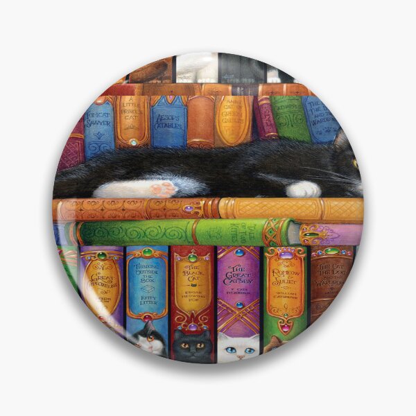Item preview, Librarian Books And Cats Retro designed and sold by VickyCloset.