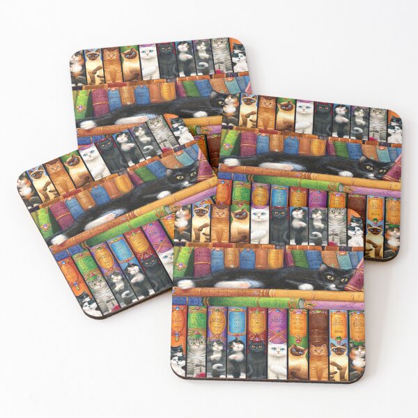 Item preview, Librarian Books And Cats Retro designed and sold by VickyCloset.