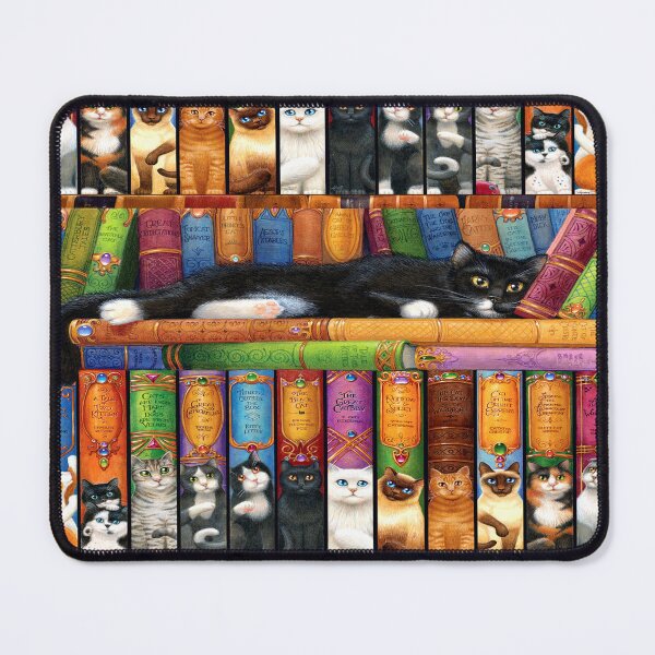 Item preview, Librarian Books And Cats Retro designed and sold by VickyCloset.