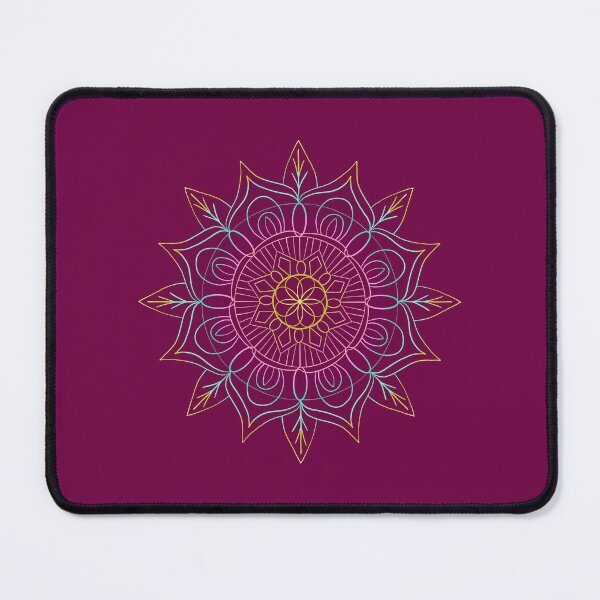 Item preview, Colorful Minimalist Mandala Rustic Art Pattern Hand Drawn 3 designed and sold by lineartdesigns.
