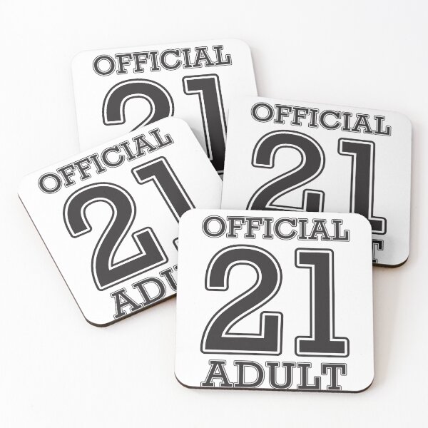 Item preview, Official 21 Adult - 21 years old - birthday designed and sold by Rhu Creations.
