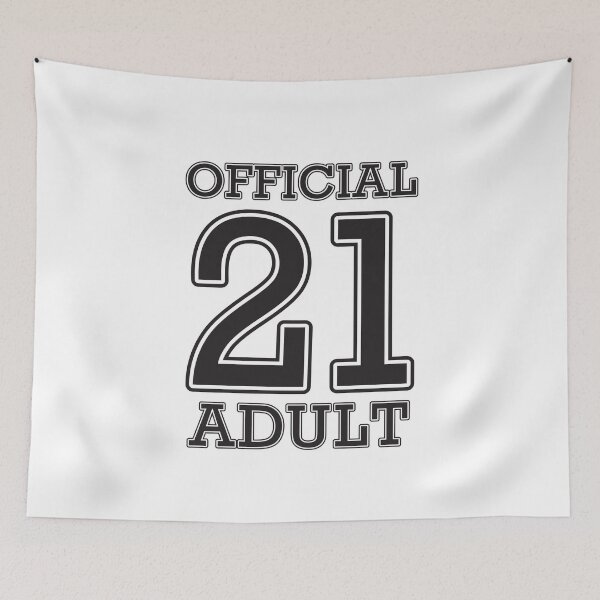 Item preview, Official 21 Adult - 21 years old - birthday designed and sold by Rhu Creations.