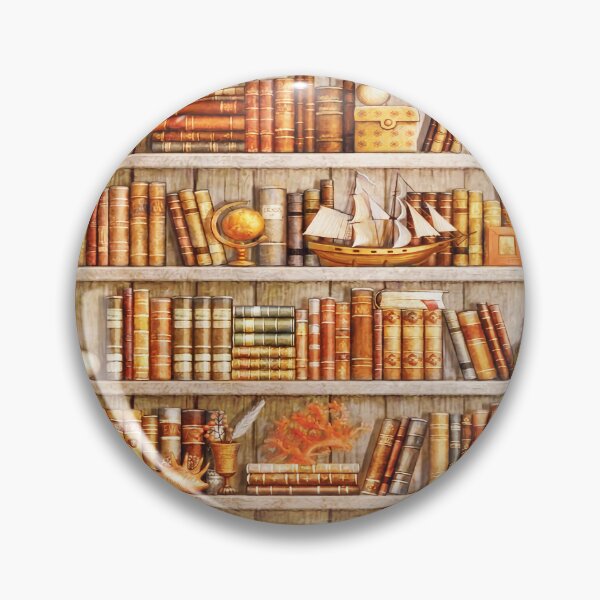 Item preview, Vintage Library Bookshelves designed and sold by VickyCloset.