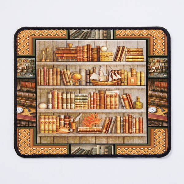 Item preview, Vintage Library Bookshelves designed and sold by VickyCloset.