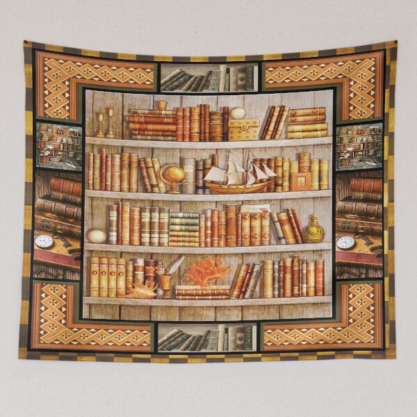 Item preview, Vintage Library Bookshelves designed and sold by VickyCloset.