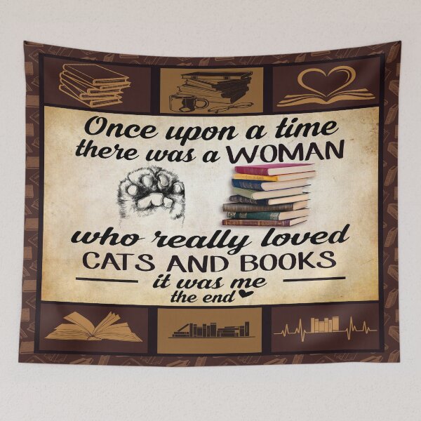 Item preview, Once upon a time - cats and Books designed and sold by VickyCloset.