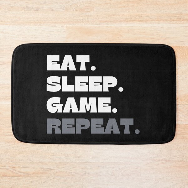 Item preview, Eat Sleep Game Repeat designed and sold by wintklc.