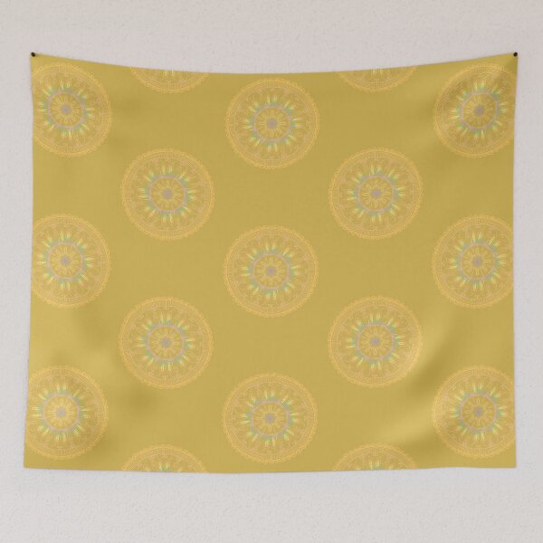 Item preview, Colorful Minimalist Mandala Rustic Art Pattern Hand Drawn 5 designed and sold by lineartdesigns.