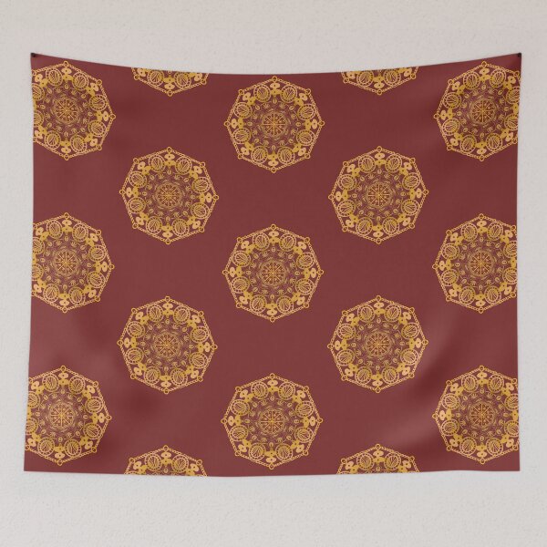 Item preview, Colorful Minimalist Mandala Rustic Art Pattern Hand Drawn 6 designed and sold by lineartdesigns.