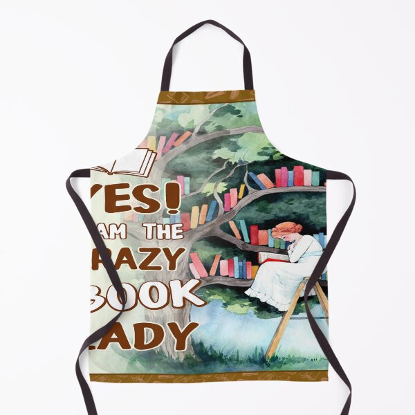 Item preview, YES I AM THE CRAZY BOOK LADY designed and sold by VickyCloset.