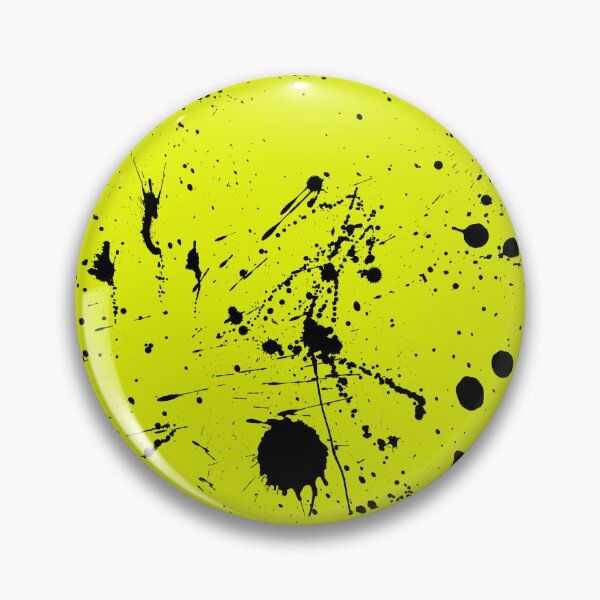 Item preview, Abstract Patterns Of Ink splattered All Over A Canvas yellow version designed and sold by Cora Gregory.