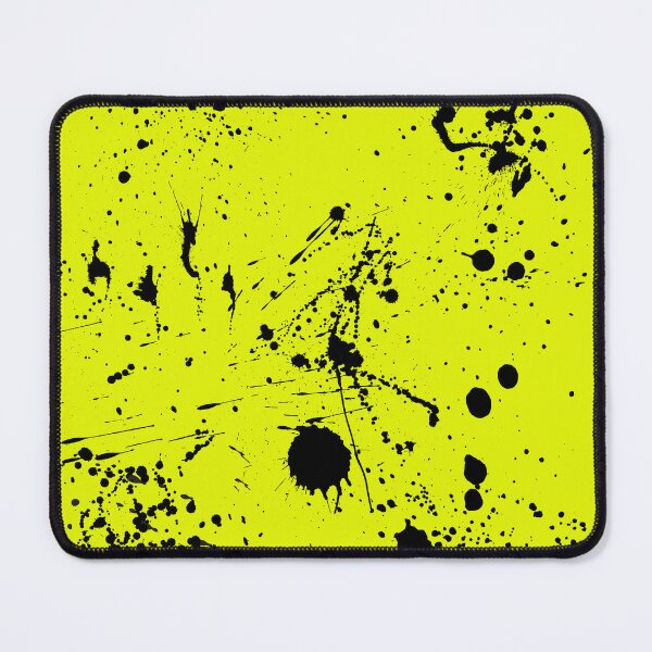 Item preview, Abstract Patterns Of Ink splattered All Over A Canvas yellow version designed and sold by Cora Gregory.