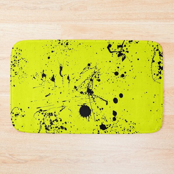 Item preview, Abstract Patterns Of Ink splattered All Over A Canvas yellow version designed and sold by Cora Gregory.