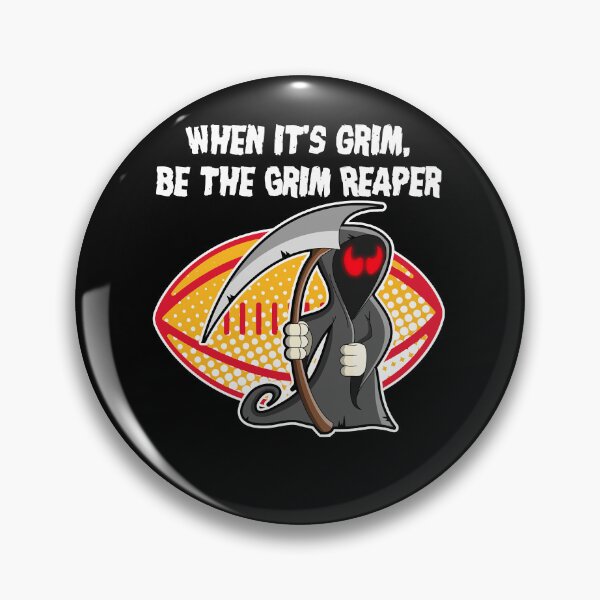 Item preview, When It's Grim Be The Grim Reaper Football Adult Men Women Pullover Hoodie designed and sold by tarascykallalq.