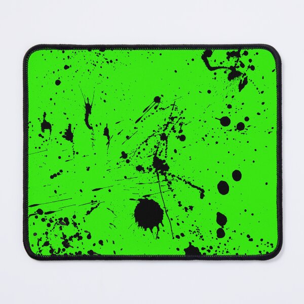 Item preview, Abstract Patterns Of Ink splattered All Over A Canvas green version designed and sold by Cora Gregory.
