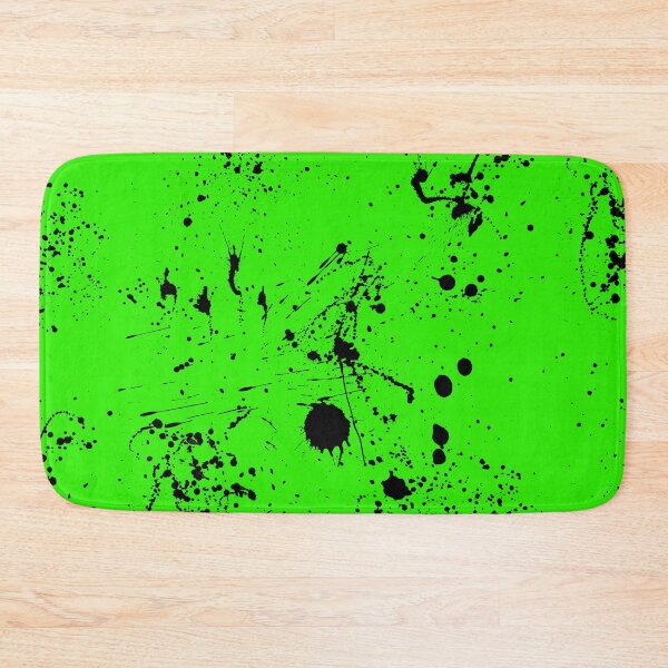 Item preview, Abstract Patterns Of Ink splattered All Over A Canvas green version designed and sold by Cora Gregory.